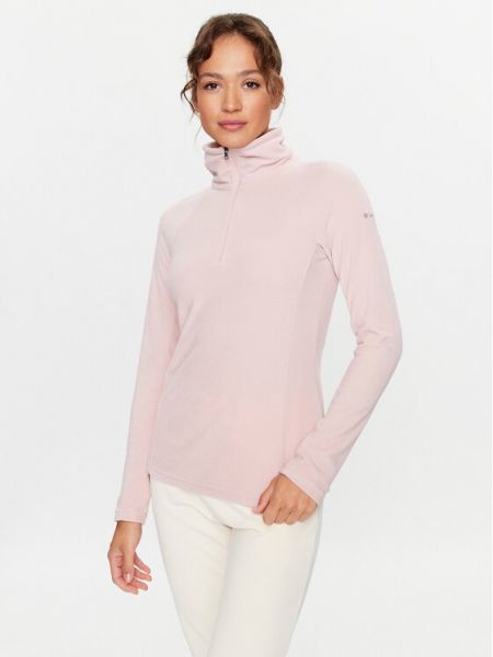 Fleece μπλούζα Columbia ροζ