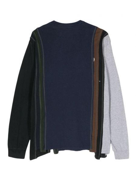 Sweatshirt aus baumwoll mit print Needles blau