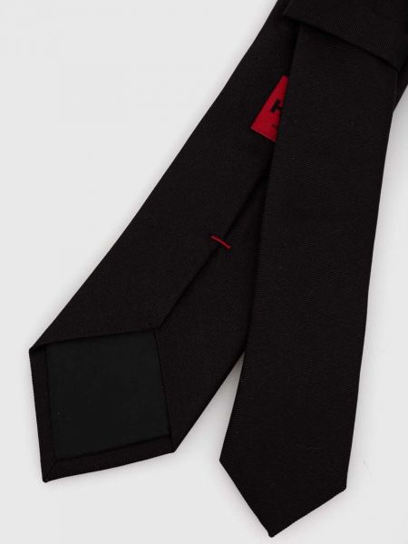 Шовкова краватка Hugo чорна
