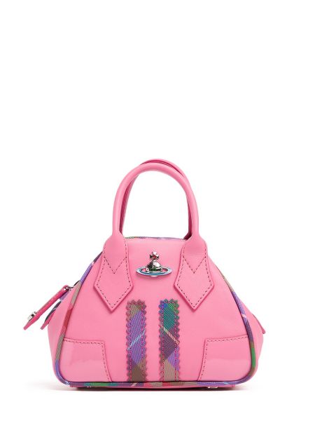 Nahka mini laukku Vivienne Westwood pinkki