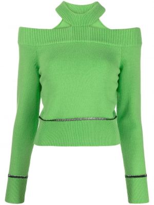 Пуловер Alexander Mcqueen зелено