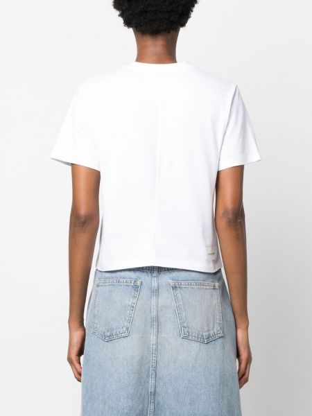T-shirt di cotone Armarium bianco