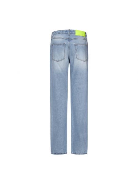Straight jeans aus baumwoll Msgm blau