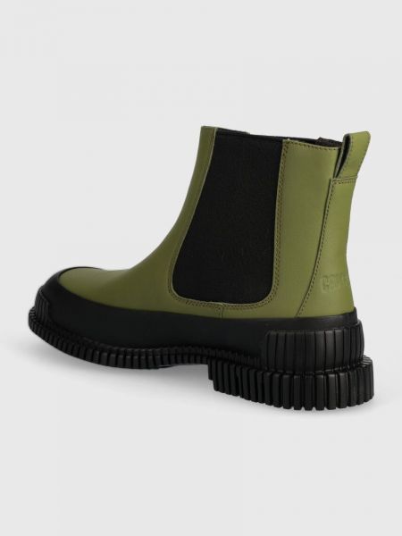 Кожаные ботинки Camper зеленые