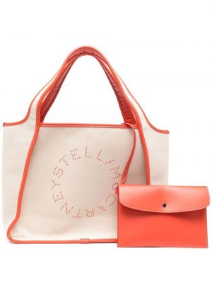 Geantă shopper Stella Mccartney alb