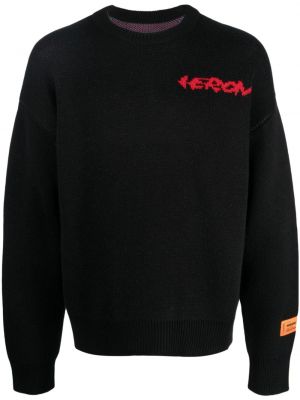 Volneni pulover Heron Preston črna