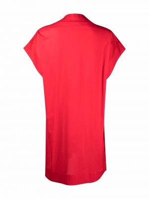 Mini vestido con escote v Eres rojo