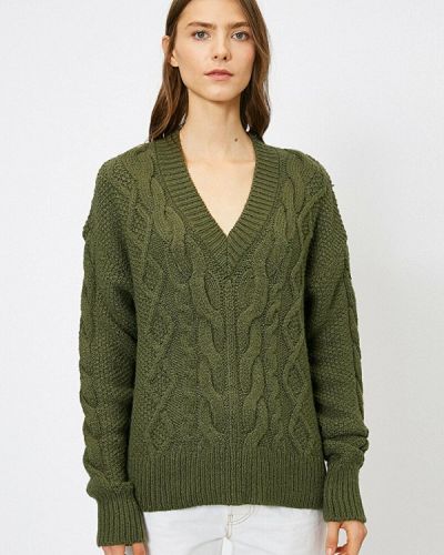Пуловер Koton, хаки