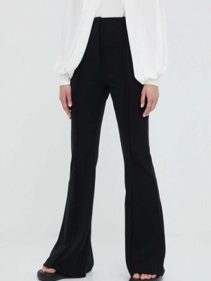 Vlněné kalhoty s vysokým pasem Day Birger Et Mikkelsen černé