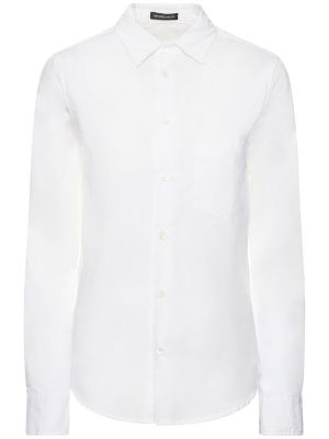 Βαμβακερό πουκάμισο με στενή εφαρμογή Ann Demeulemeester λευκό