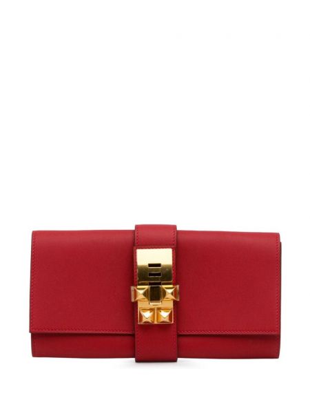 Bőr estélyi táska Hermès Pre-owned piros