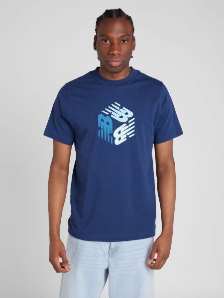 Tričko New Balance modrá