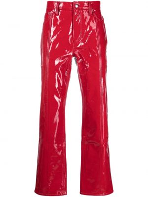 Rovné kalhoty Séfr červené