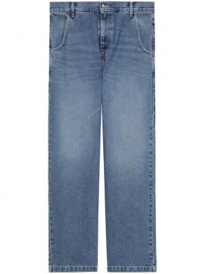 Straight leg jeans di cotone Mfpen blu