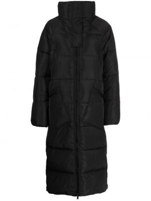 Oversize палто Ganni черно