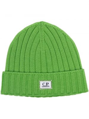 Vlněný čepice C.p. Company zelený