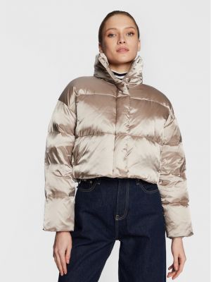 Pernata jakna Calvin Klein siva