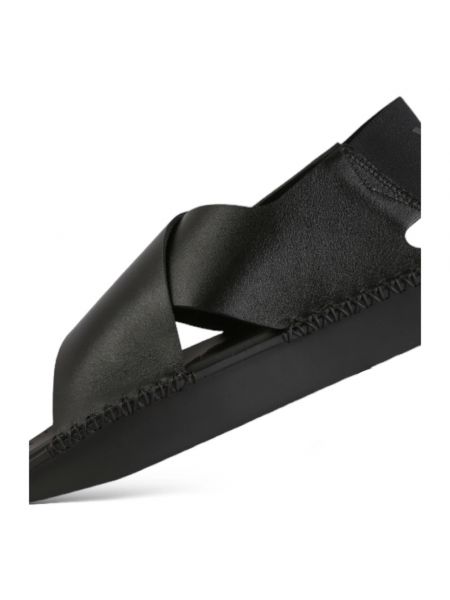 Sandalias de cuero elegantes Y-3 negro