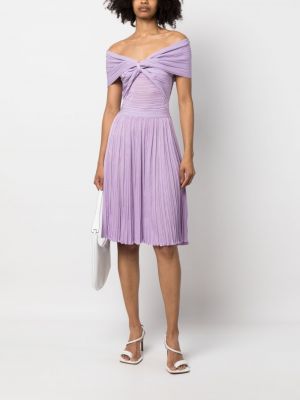 Plisuotas suknele kokteiline Antonino Valenti violetinė