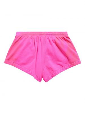 Shorts en coton Balenciaga rose