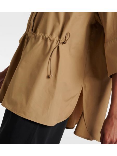 Camicia di cotone Max Mara beige