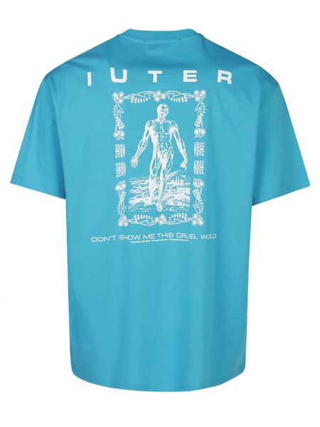 T-shirt di cotone Iuter blu