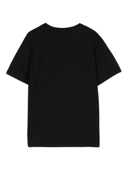 T-shirt en coton à imprimé Hackett noir