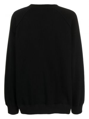 Sweatshirt aus baumwoll mit print Cynthia Rowley schwarz