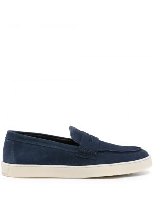Slip-on seemisnahksed loafer-kingad Canali sinine
