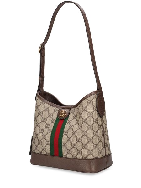 Τσάντα ώμου Gucci μπεζ