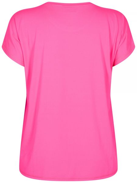 Camicia in maglia Active By Zizzi rosa