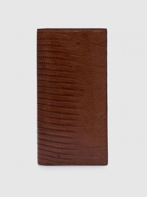 Кожаный кошелек Brunello Cucinelli коричневый