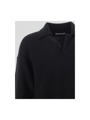 Jersey cuello alto de punto con cuello alto de tela jersey Laneus negro