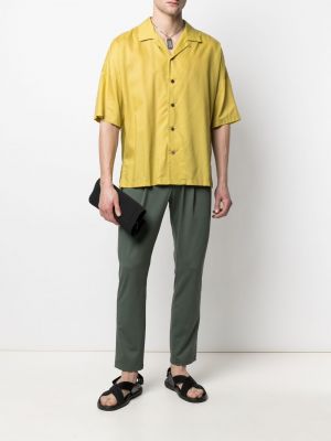 Camisa con botones Attachment amarillo