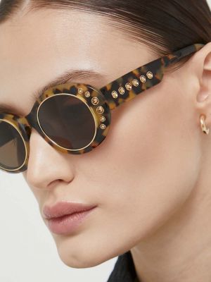 Okulary przeciwsłoneczne Swarovski brązowe