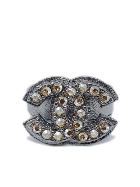 Prsten Chanel Pre-owned stříbrný