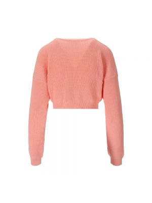 Dzianinowy sweter Aniye By różowy