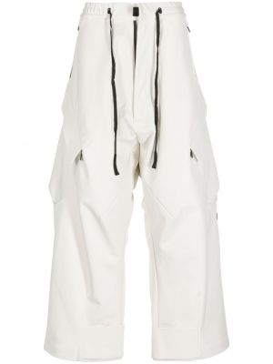 Kalhoty relaxed fit Templa bílé