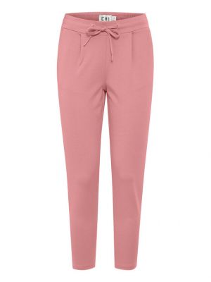 Pantaloni slim fit Ichi roz
