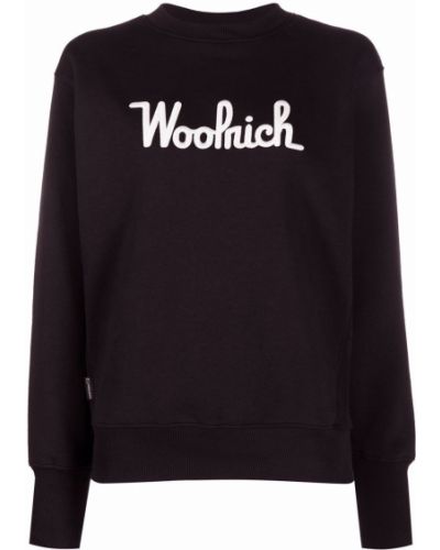 Sweatshirt mit rundem ausschnitt Woolrich schwarz