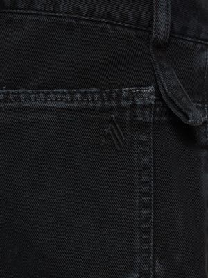Jeans ajourées The Attico noir