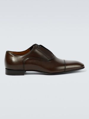 Pantofi oxford din piele Christian Louboutin negru
