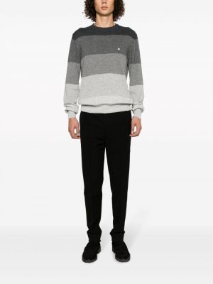 Pletený svetr s výšivkou Manuel Ritz šedý
