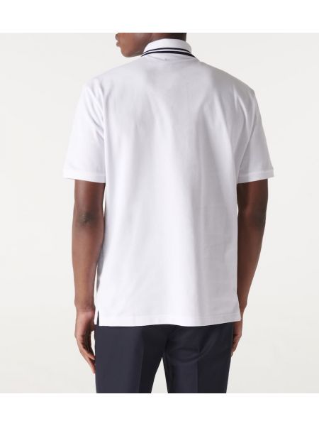Памучна поло тениска Gucci бяло