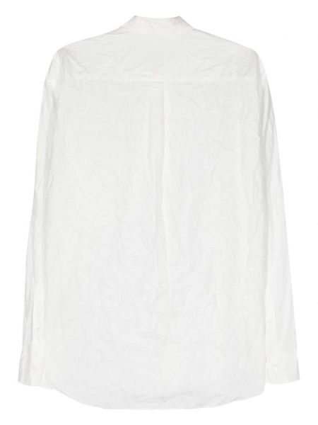 Długa koszula bawełniana Auralee biała