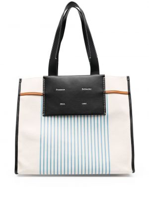 Bomull shoppingbag Proenza Schouler White Label hvit