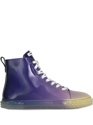 Sneakerși cu gradient Giuseppe Zanotti violet