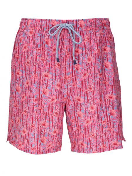 Geblümte shorts mit print Peter Millar pink