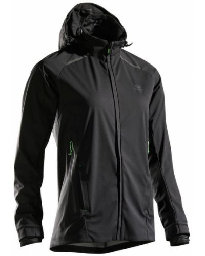 Ветрозащитная куртка для бега Decathlon, черный