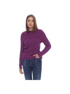 Suéter con escote barco Kocca violeta